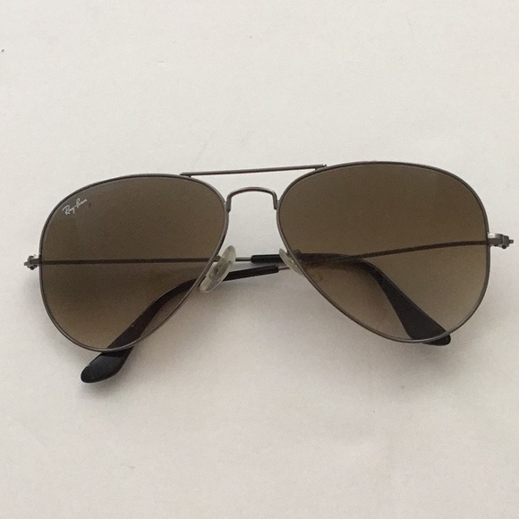 RB 3025 Ray-Ban Large Metal Aviator Sunglasses 58014 2N Used - Picture 2 of 5